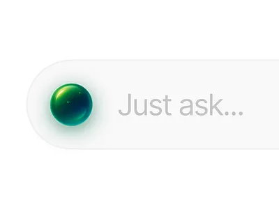 AI Search Bar ai animation app bar branding clean design illustration logo minimal mobile motion search ui ux