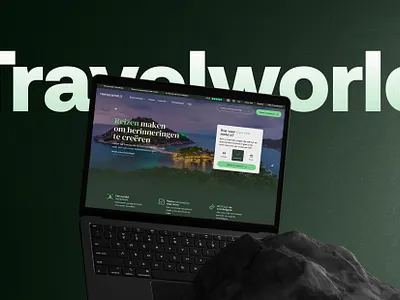 Travelworld - Branding & UI agency branding travel ui webshop website