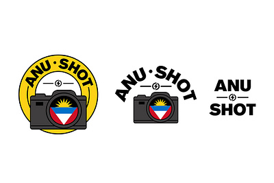 ANU Shot Logos branding design graphic design logo