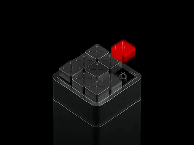 Testers 3d 3d animation blender blender3d button illustration interface isometric isometric illustration keyboard