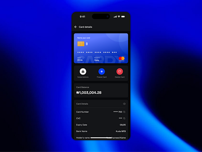 Card Management App cardmanagement design mob mobile app ui uiux