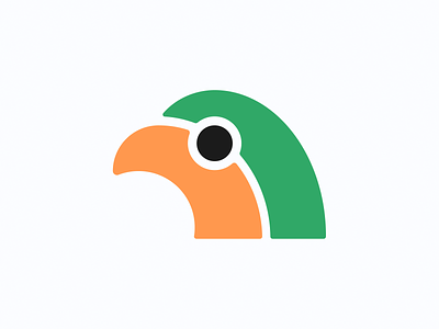 Parrot! bird brand brand identity branding design eagle falcon icon illustration languages learning logo logo design mark parrot peak saas symbol talk