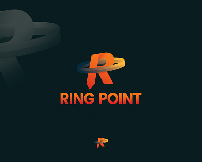 Ring Point Logo appicon applogo brand design brandidentity clean gradient letterlogo logo logodesign logodesigner logoicon logoinspire minimal modern popular r r letter ring