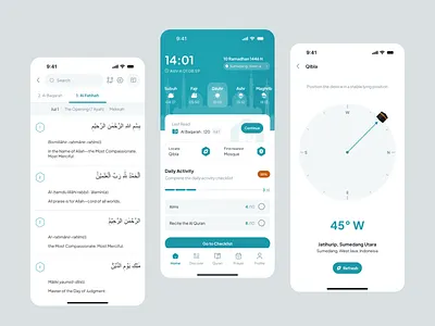 Muslim Mate - Muslim App UI Kit design system mobile app muslim app ramadhan ui design ui kit