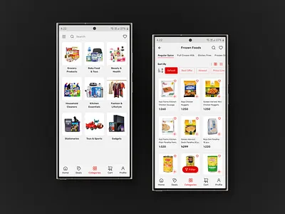 Swapno - Grocery App Redesign app design redesign ui uiux design