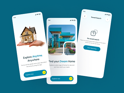 Real Estate Onboarding Screens UI/UX by Sudarsan Roy for FASTWEB.STUDIO ...