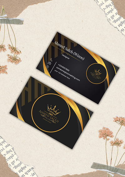 Business Card Design (Front/Back) branding business card design graphic design logo