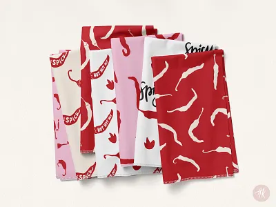 Chili Pepper Patterns chile chili design digital paper hand drawn hot pepper red spicy vector