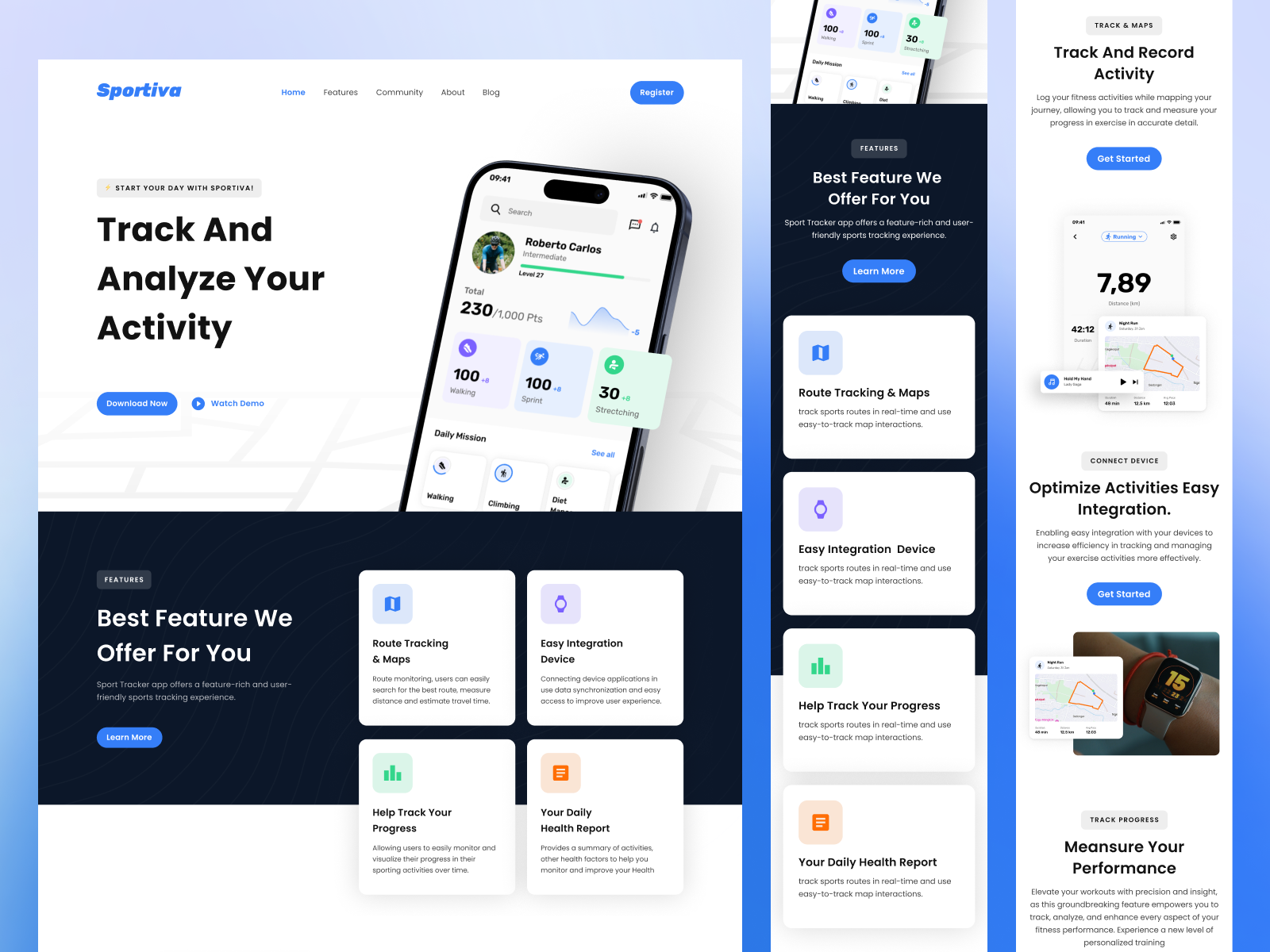 Example of Landing Page Design