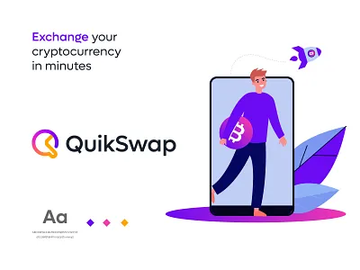 Quikswap logo design branding geomatic identity lettermark logo logo design logos modern q q logo symbol tech technology