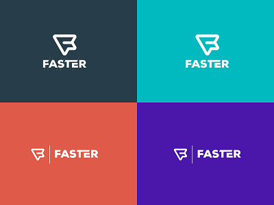 Faster brand mark and accountingfinancial arrow brand identity branding f letter fast finance logo design minimalist logo modern logo
