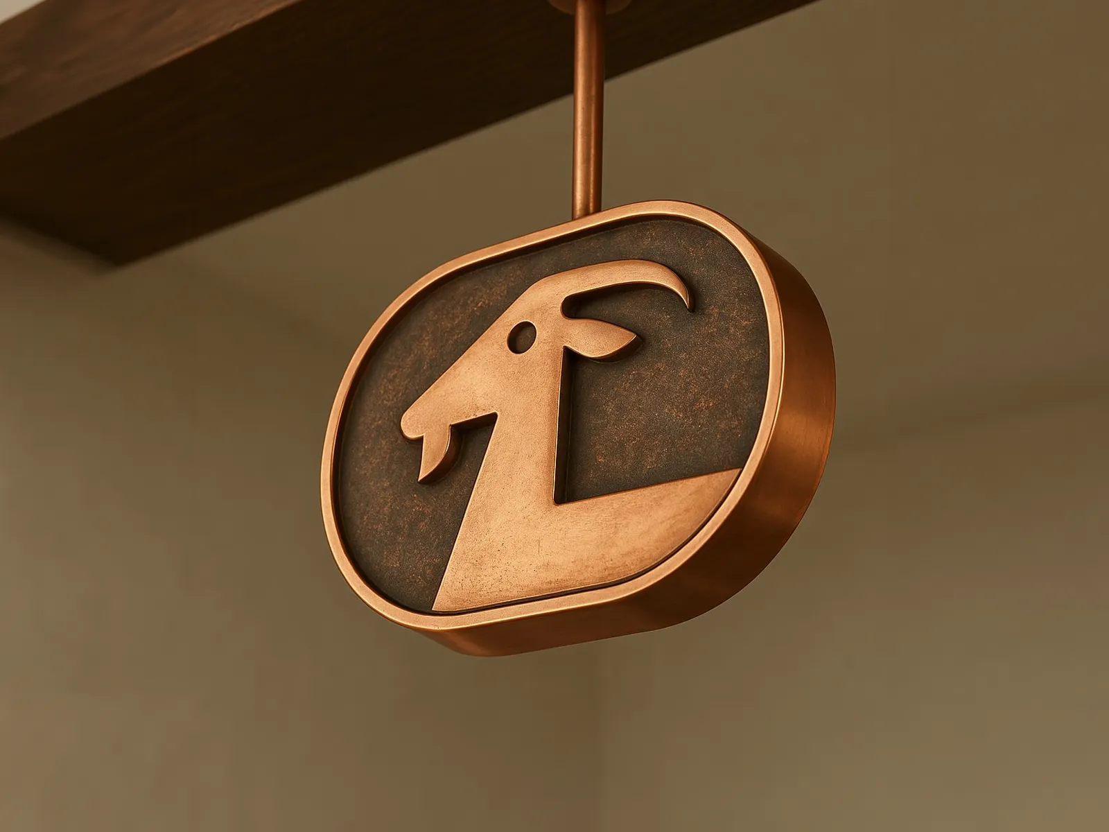 Coffee shop copper sign logo ai branding cafe coffee copper design graphic design identity illustration logo packaging shop sign signage