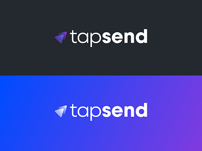 Logo for TapSend branding logo logo design startup
