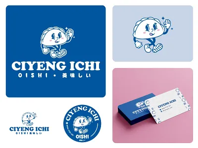 Ciyeng Ichi - Food Sticker branding design logo food logo graphic design indonesian food logo mascot logo sticker
