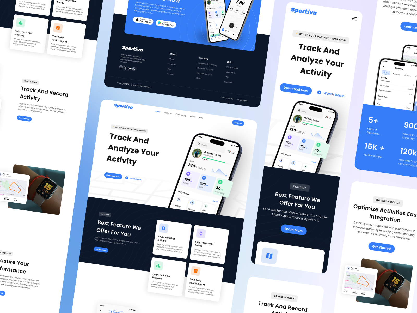Example of Custom Website UI Design