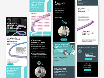 Hi My Eye Mobile Design android app branding clean design doctor eye health illustration ios logo minimal mobile responsive ui uiux ux vector web website