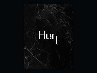 Hurt #01 branding design logo marble melancholy type typo typography