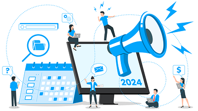 E-mail Marketing Illustration blog branding design freelancer graphic design illustration landing page vector
