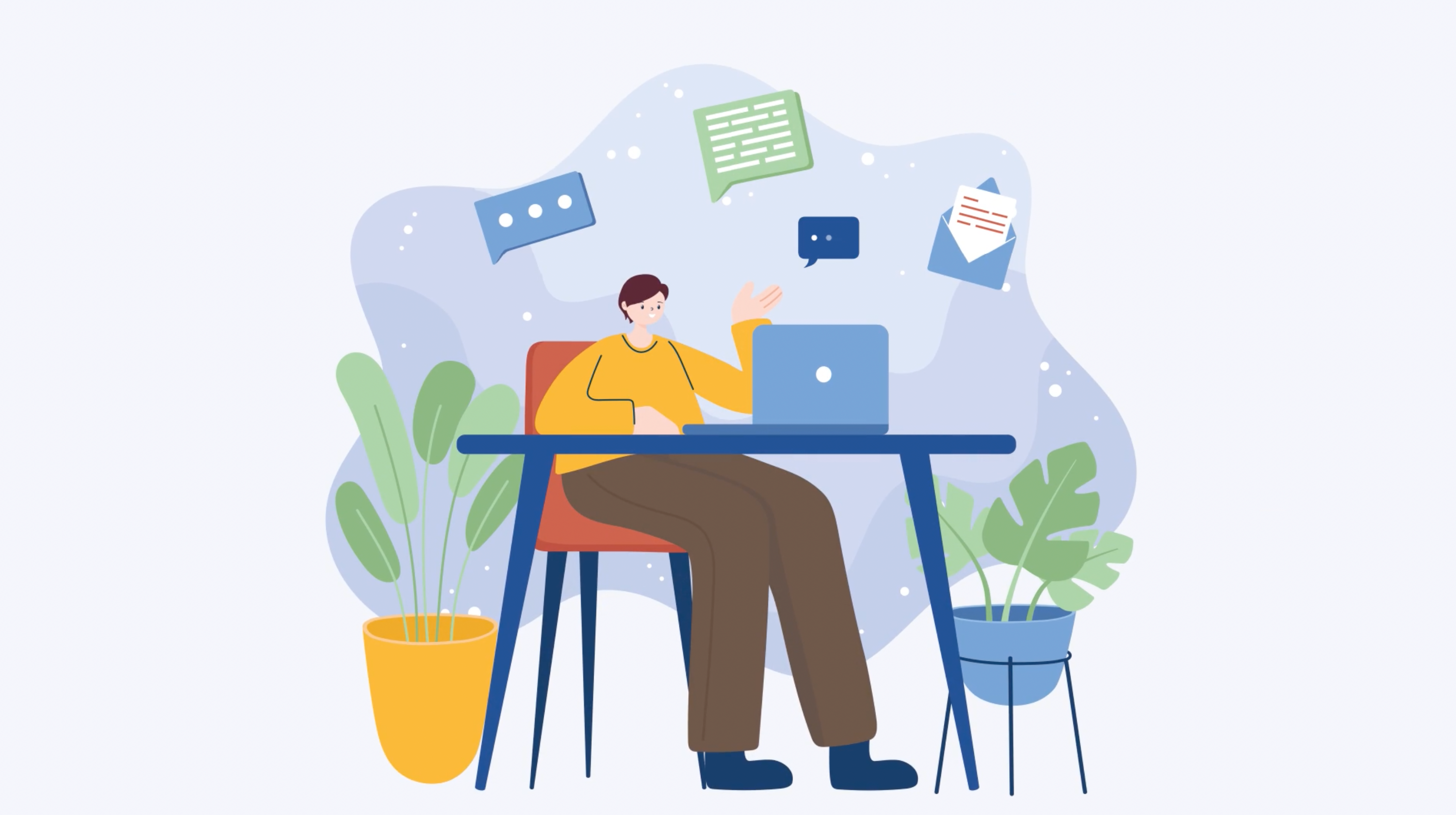 An animated video introducing my services 2 2danimation animatedcontent animation animationservice businessanimation creativeanimation explainer marketing video motion graphics vyond