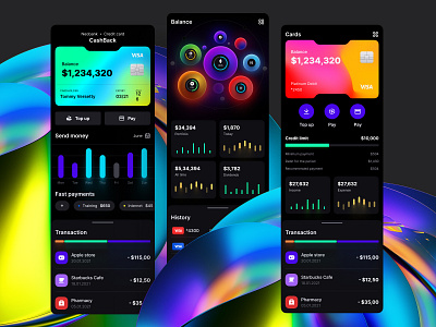 Set of mobile templates for crypto and fintech ai banking bitcoin card chart credit crypto dashboard dataviz desktop eth finance fitech infographic mobile statistic tech template wallet web3
