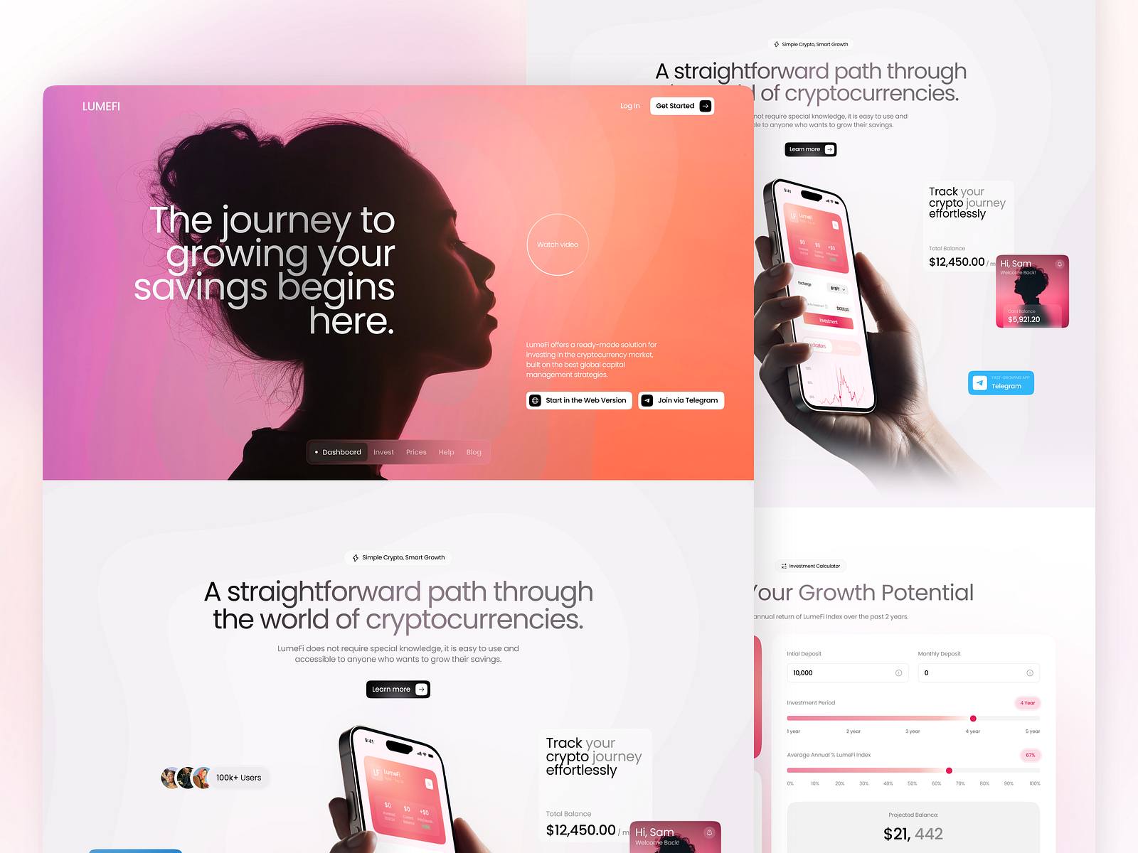 Trading Platform Website Design by Levi Wilson for QClay on Dribbble