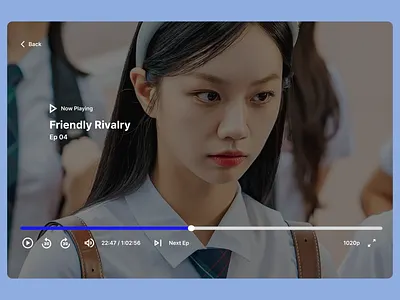 Video Player #DailyUI app branding design graphic design illustration logo typography ui ux vector
