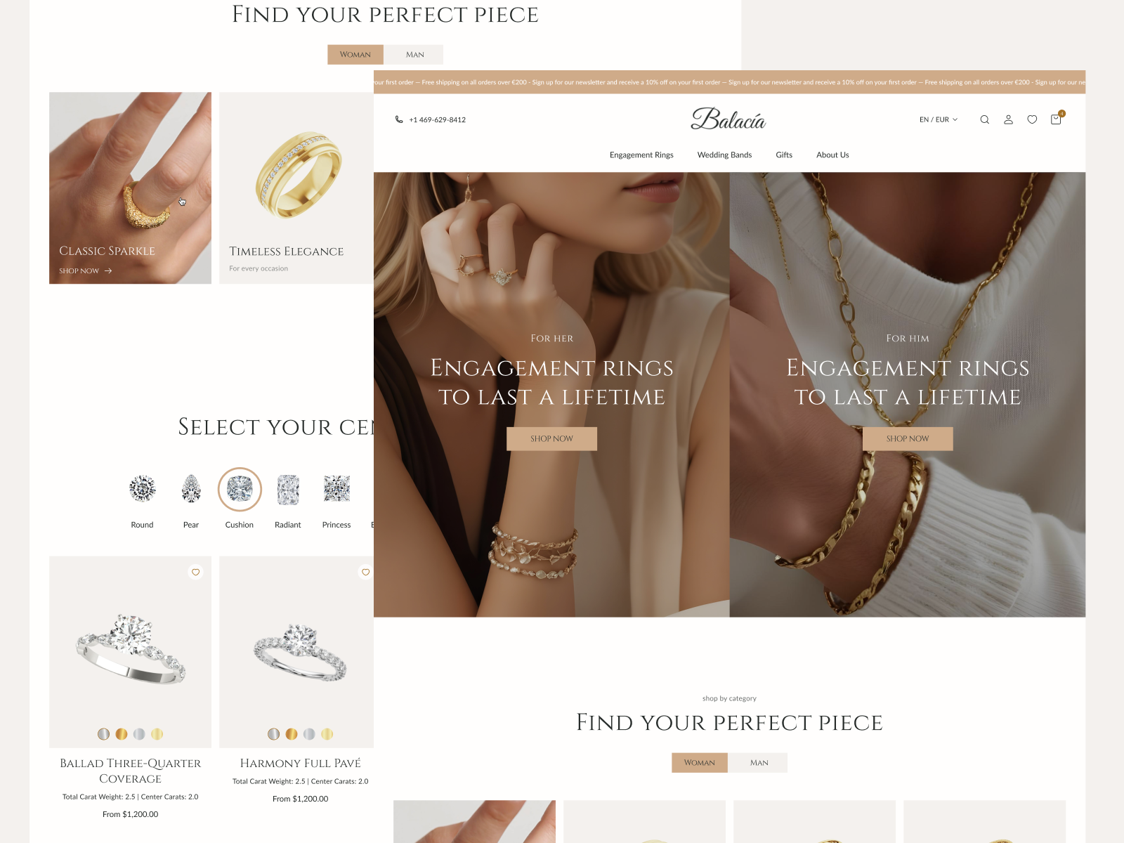 Example of E Commerce Website (Design + Dev)
