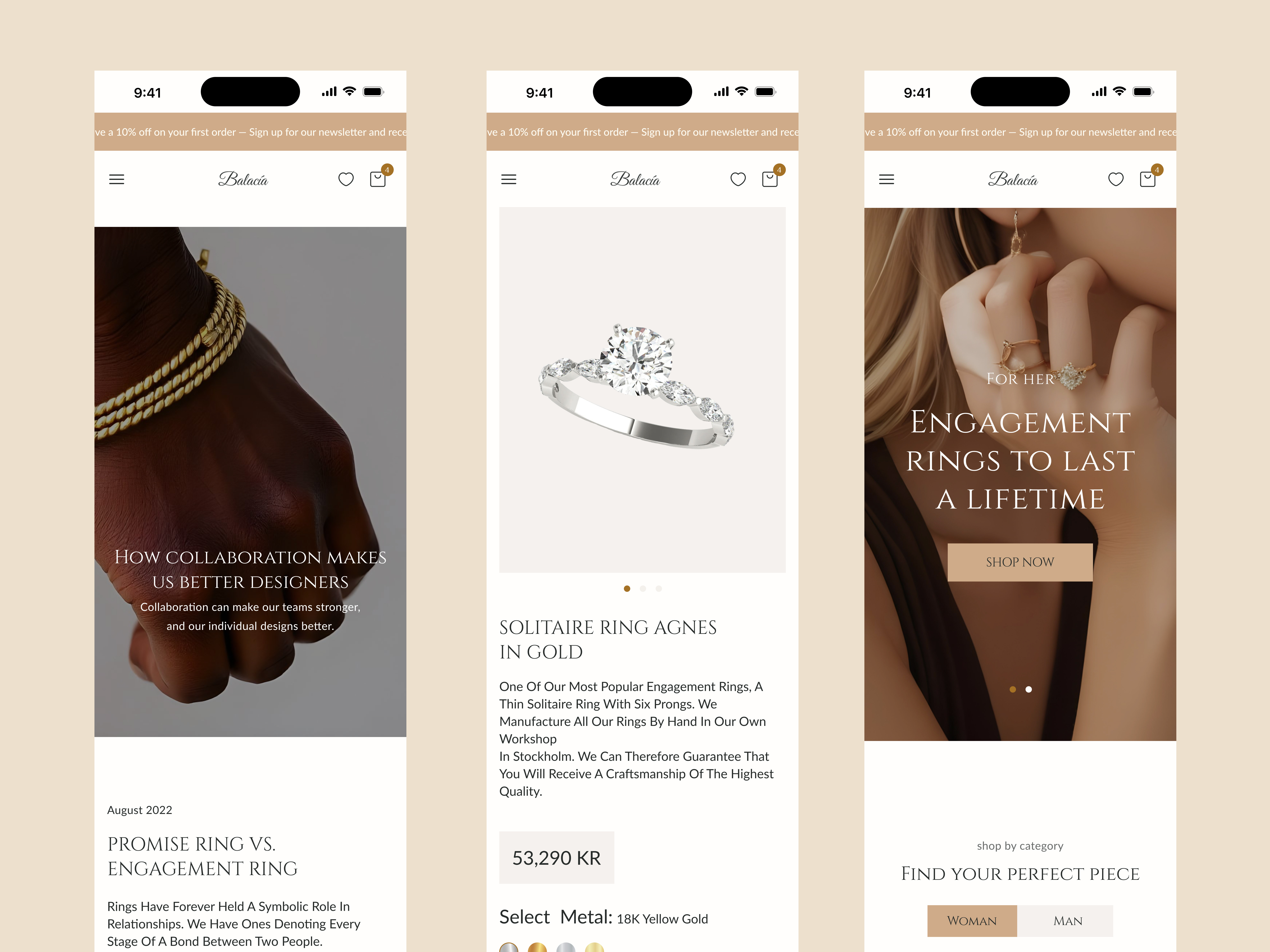 Example of E Commerce Website (Design + Dev)
