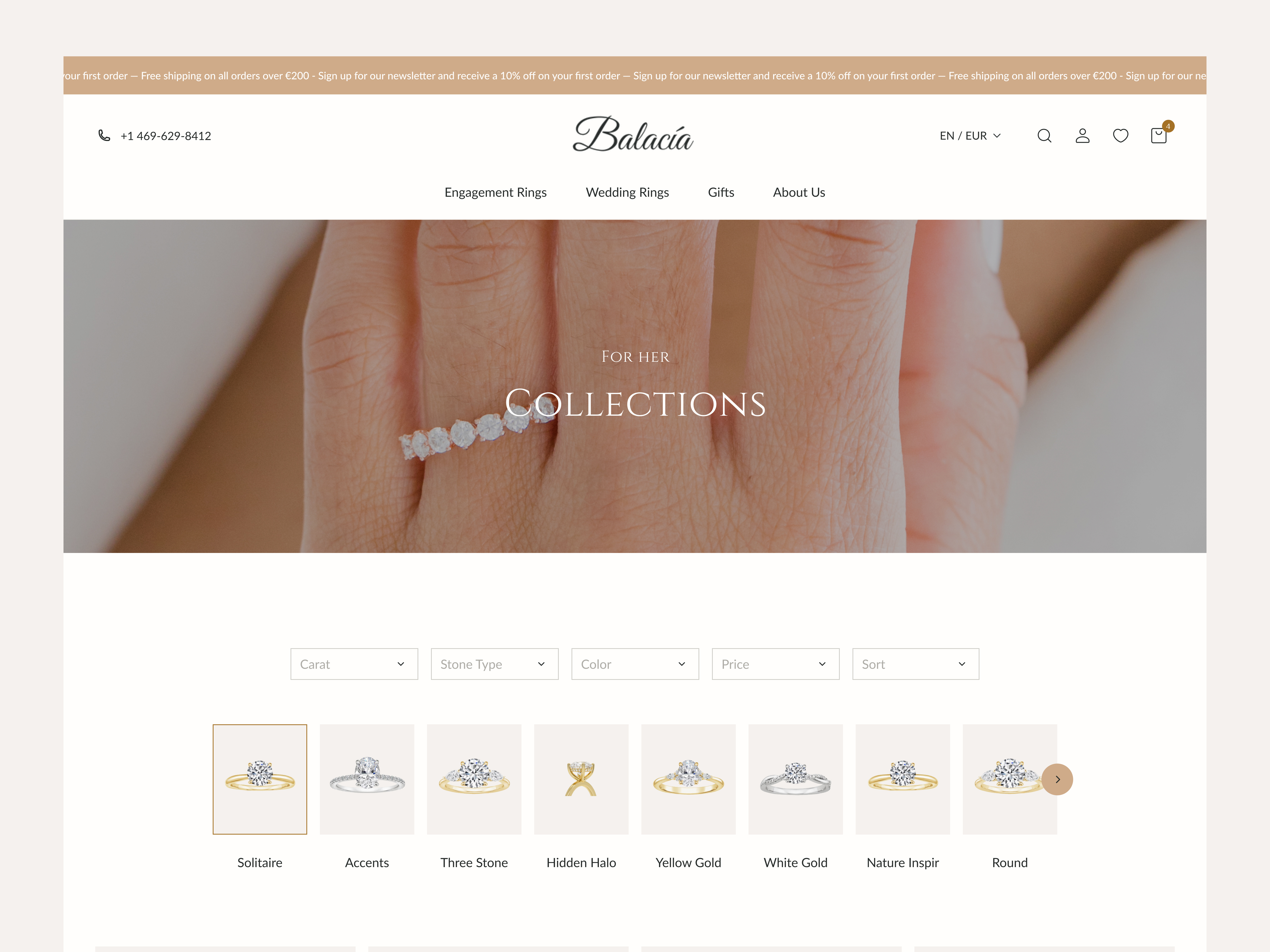 Example of E Commerce Website (Design + Dev)