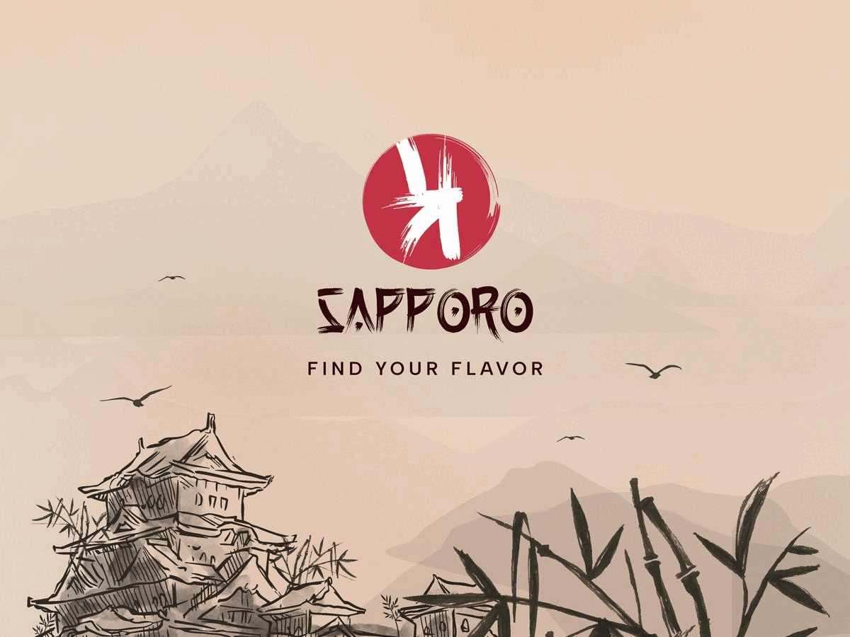 Sapporo Brand Identity Design brand brand identity branding business food identity japani food logo logodesign mark restaurant startup symbol visual identity