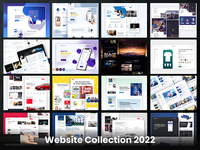 Website Portfolio 2022 - Landing page design graphic design landing page landing page collection logofolio portfolio ui uidesign user interface ux web design website website collection