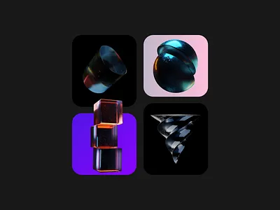 Blender Animations 3d abstract animation cubes graphic design jelly motion graphics screw sphere