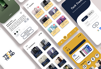 E-Commerce Application animation app design e commerce application figma logo logo design ui ux