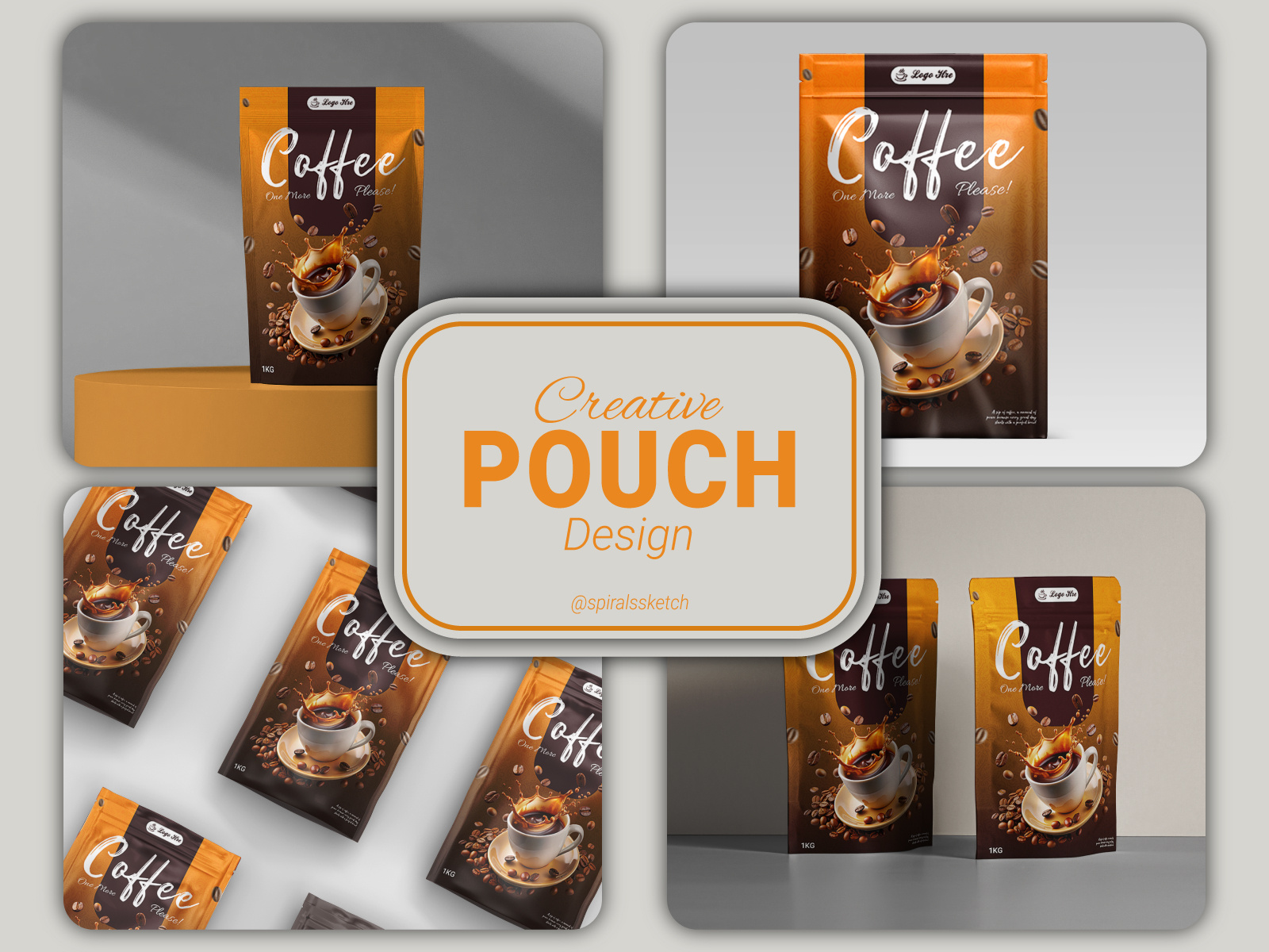 Coffee Pouch packaging design-package-label-pouch design packaging