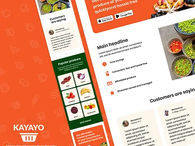 Kayayo | Grocery Delivery App appconcept cleanui deliveryapp ecommerceapp figmadesign fooddelivery groceryapp grocerydelivery mobileappdesign mobileui onlinemarket productdesign uidesign uiux uxdesign