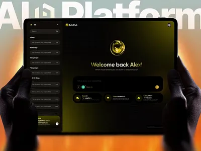 AI BuildHub® – Landing page/SaaS platform & UI/UX Design ai assistant chat chatbot dashboard design landing page property saas saas design saas landing page software ui ux web3 website