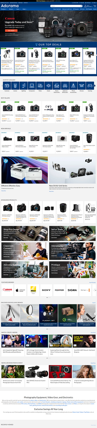 Adorama design dropshiping shopify shopify dropshiping