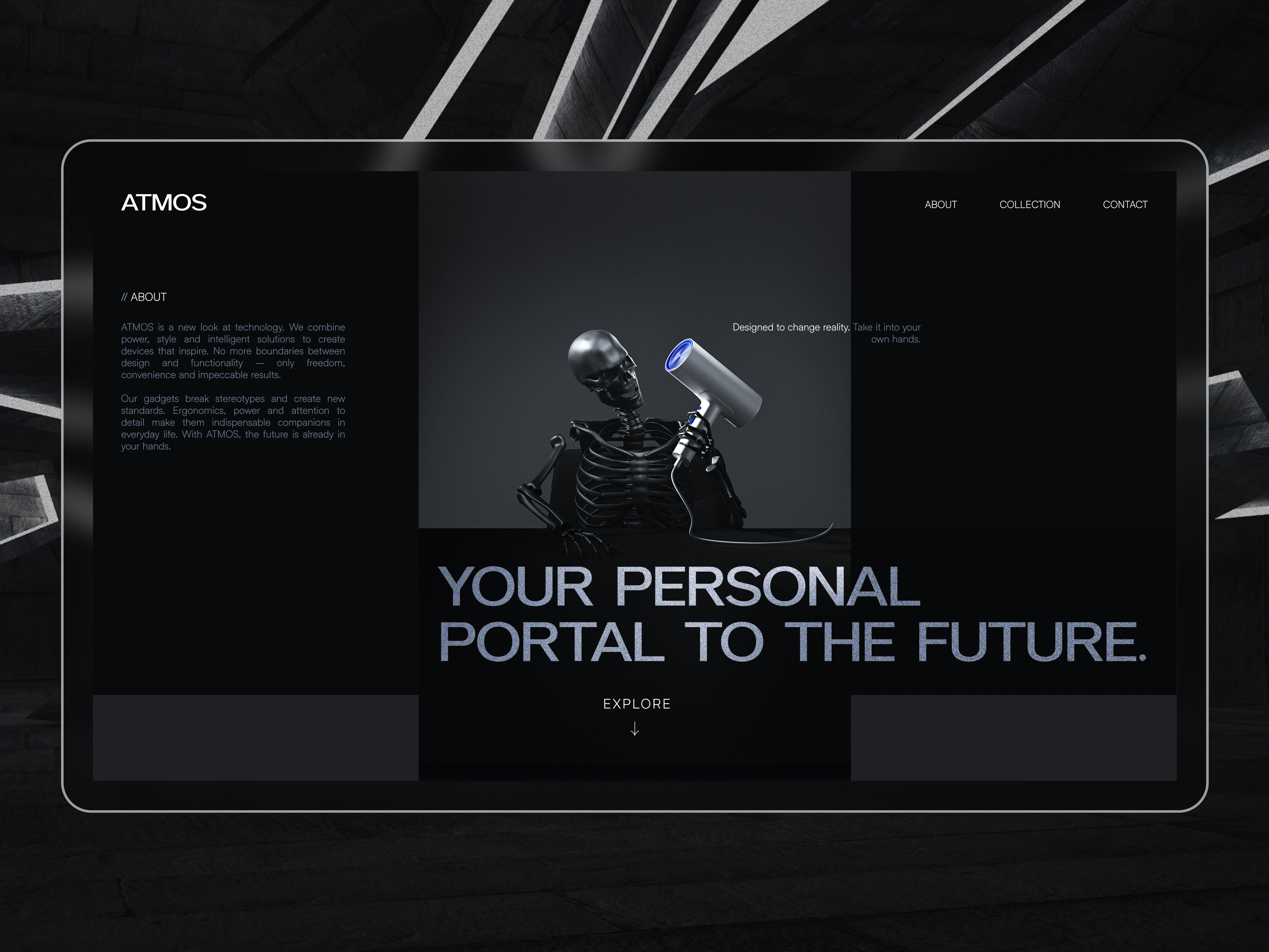 Innovative Technologies Website animation branding ui