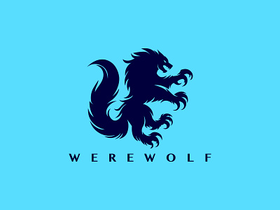WereWolf Logo agency america animal branding corporate flat freedom logo logo for sale luxurious majestic modern outdoor ui ux vector werewolf werewolf logo wisdom wolf wolf animal