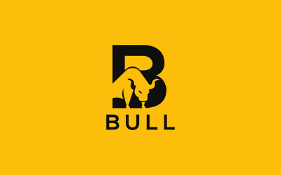 Bull Minimalist logo b b logo branding bull bull design bull logo clean creative creative design design graphic design hidden concept logo logo design minimal bull minimal design minimal logo minimalist logo negative space trendy