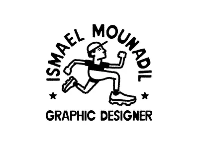 Personal logo - Running graphic designer brand branding graphic design graphic designer graphic designer logo illustration logo logo design personal logo runner runner illustration runner logo running running brand running logo
