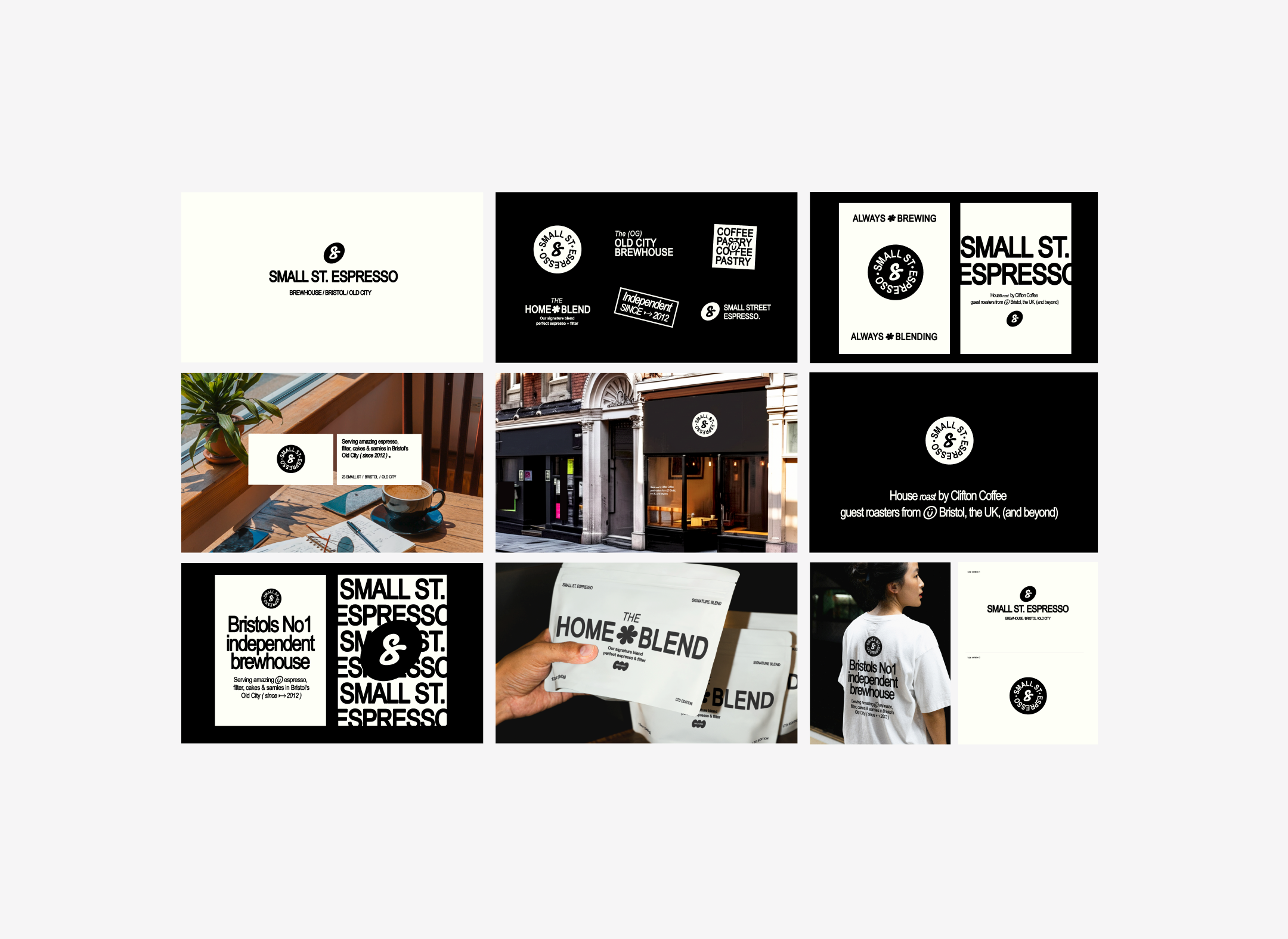 Small St. Espresso - brand sprint brand coffee fun typography