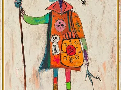 TAROT CARDS ai illustration painting tarot card