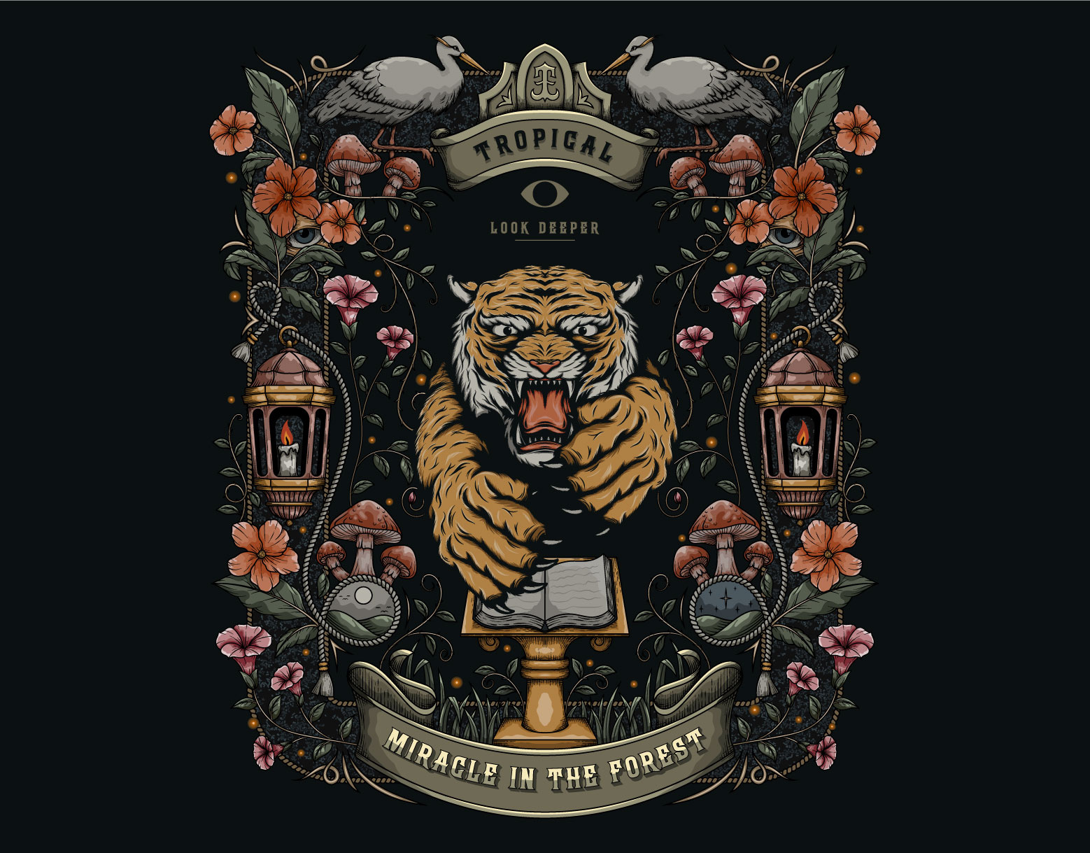 Example of Illustration With Highly Detailed Style