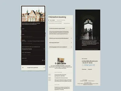 Kultiveret / Website for Travel Agency adaptive design minimal design minimalist mobile modern website tourism travel ui uiux web development webdesign website