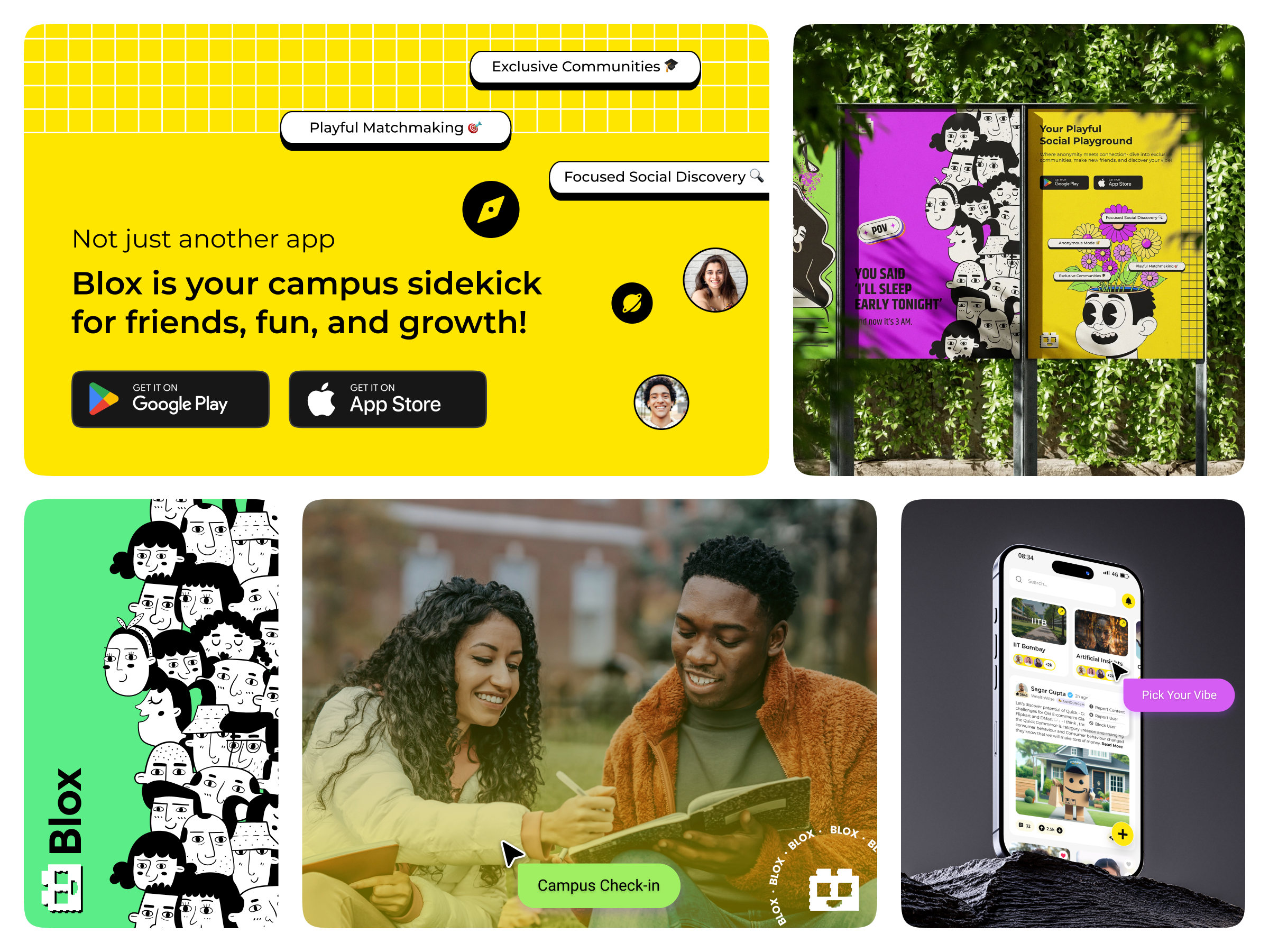 BLOX Branding- Bento cards animation art bag bentocards branding cool creative design geez graphic design illustration logo minimal social tote typography ui ux vector