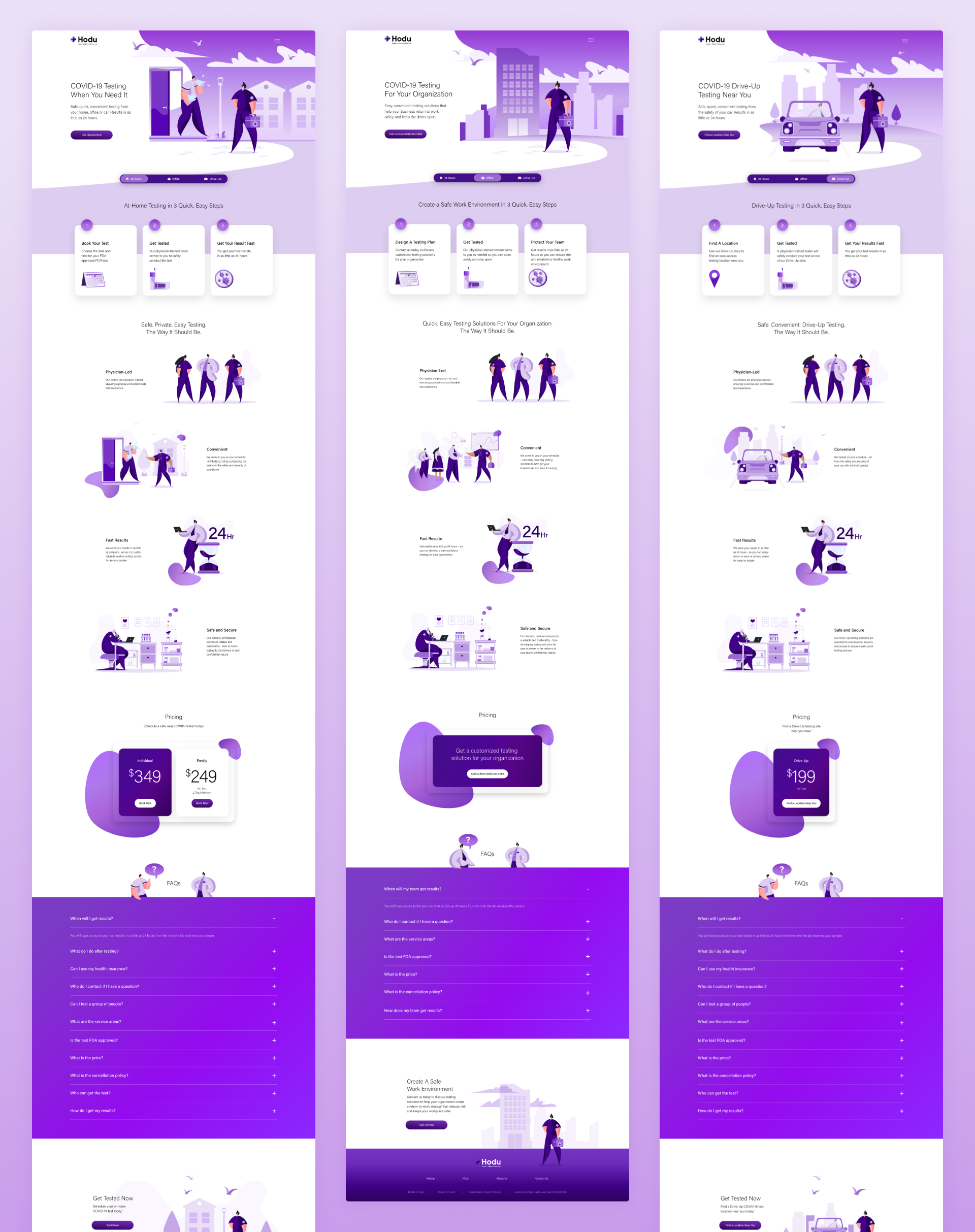 Covid Testing brand identity branding covid testing illustration logo minimal modern monoline ui ui design ux design
