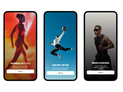 Performance : Fitness APP agency website best ui design fitness app gym landingpagedesign website design workout