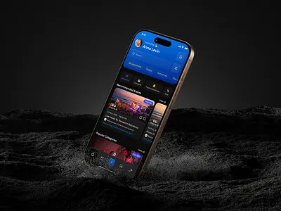 AI Powered Event ai app app app design clean design event ios mobile app ui ux