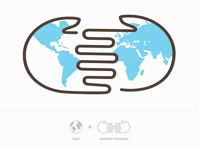 United Nations Conference Logo adobe illustrator art direction branding design globe graphic design hands illustration iratxe creative logo vector